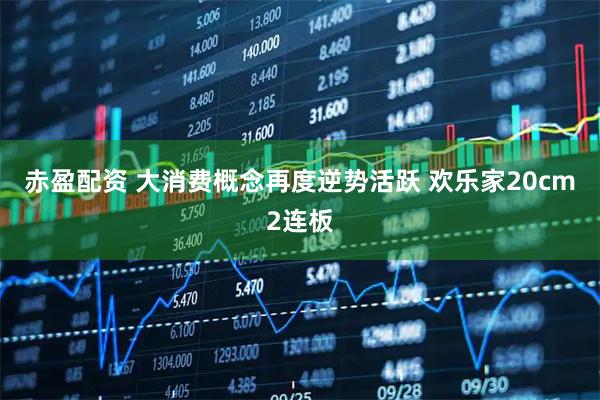 赤盈配资 大消费概念再度逆势活跃 欢乐家20cm2连板